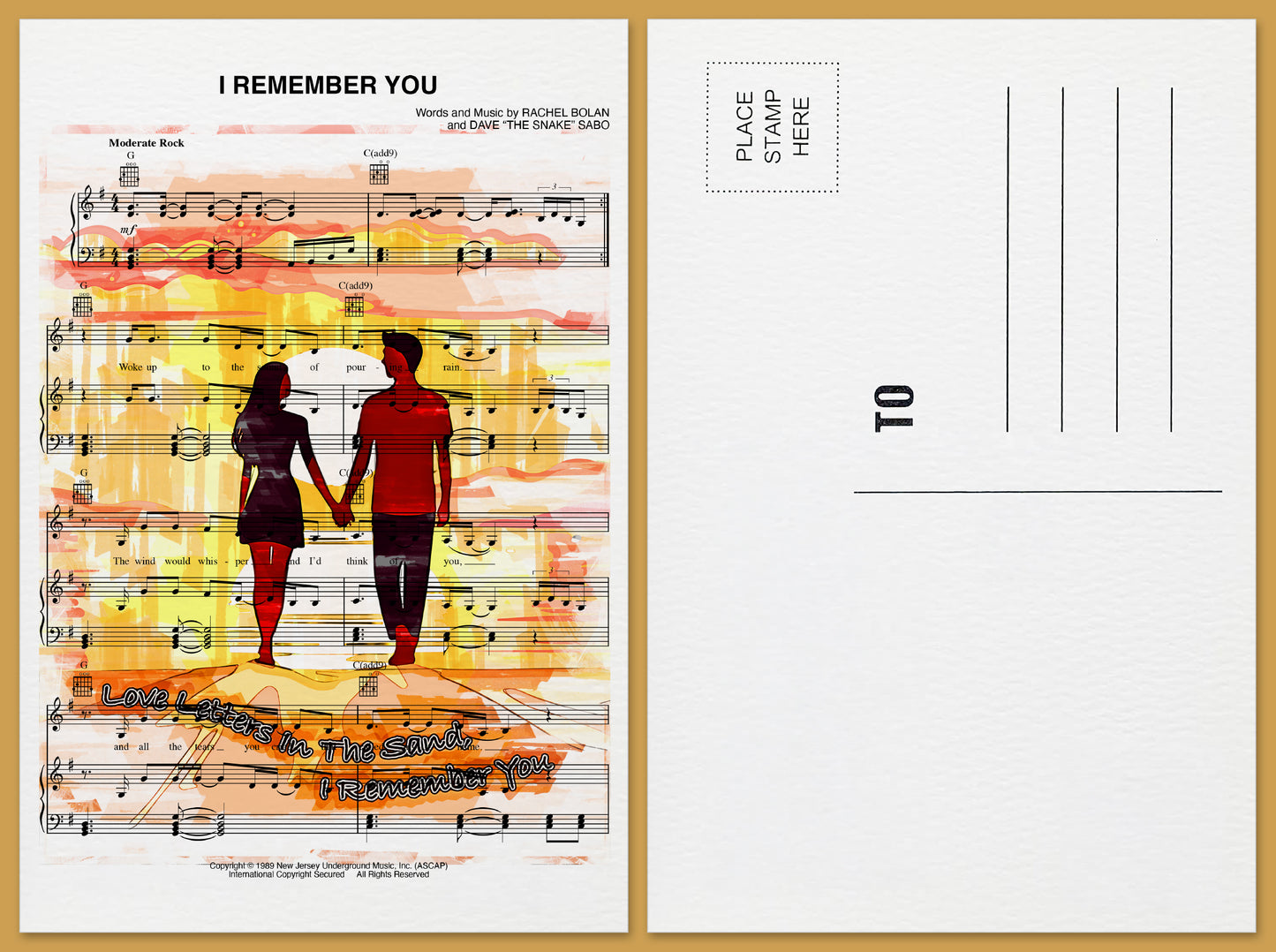 I Remember You Postcard