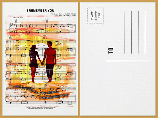 I Remember You Postcard
