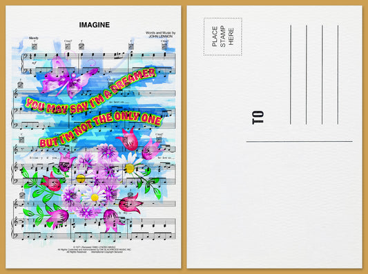 Imagine Postcard