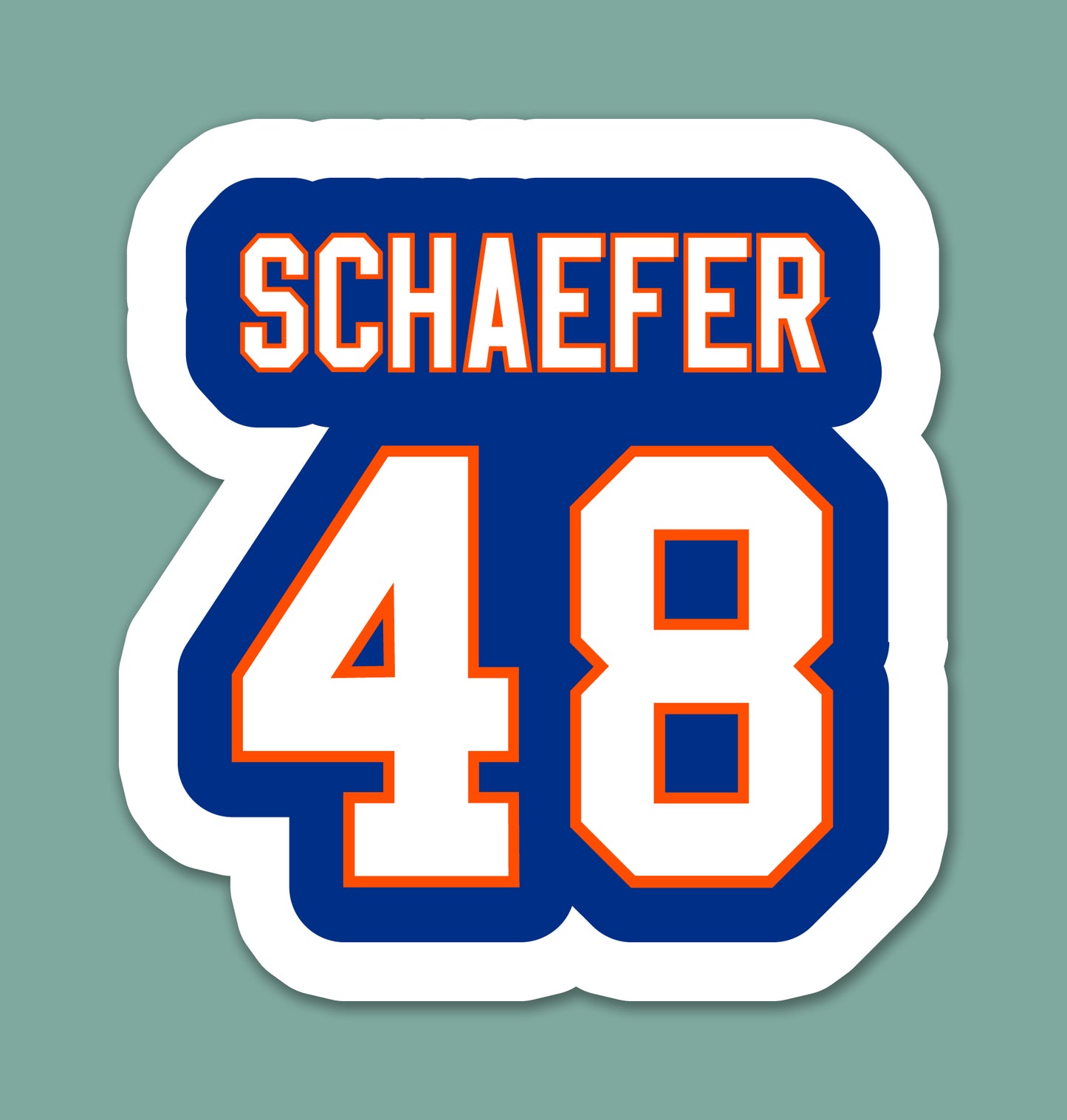 Islanders Schaefer 48 Sticker