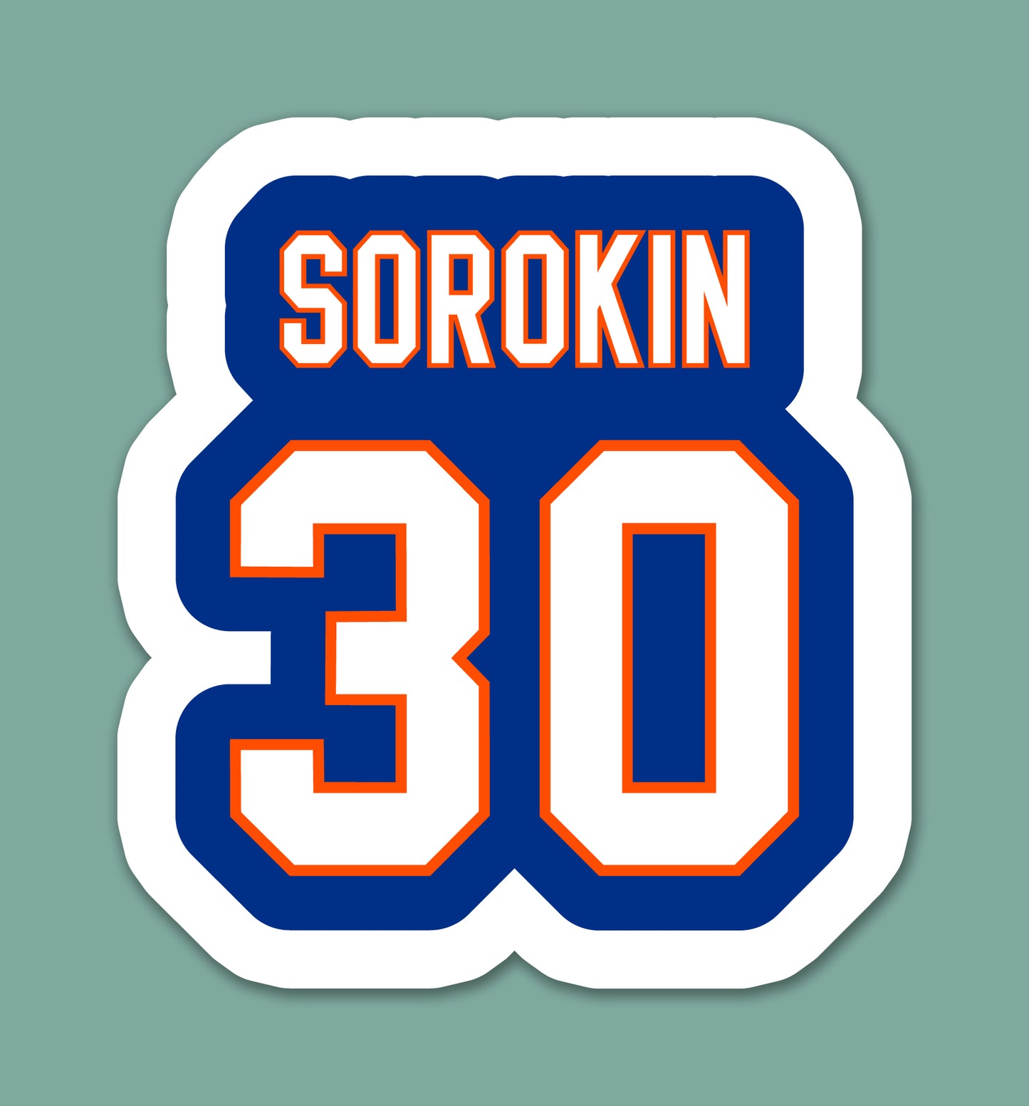Islanders Sorokin 30 Sticker