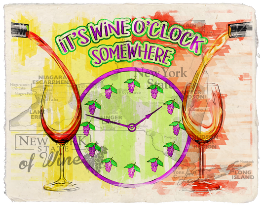 It's wine o'clock somewhere