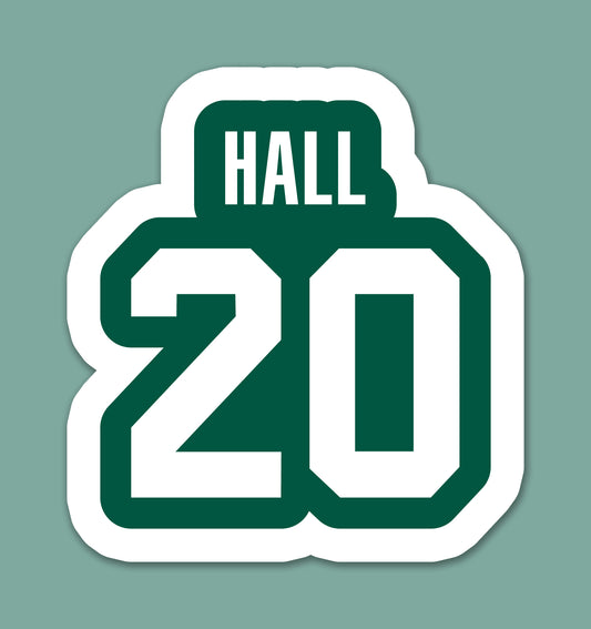 Jets Hall 20 Sticker