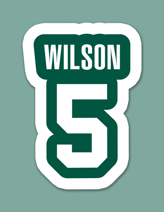 Jets Wilson 5 Sticker