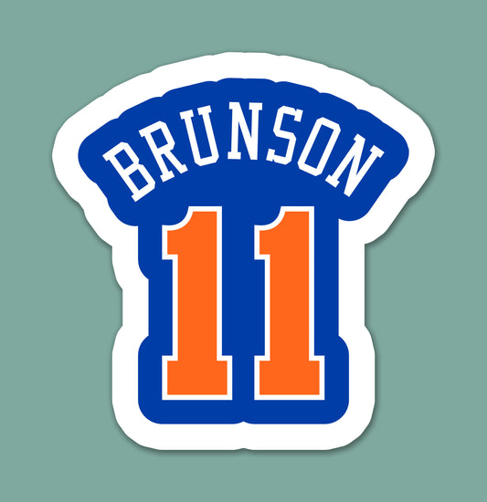 Knicks Brunson 11 Sticker