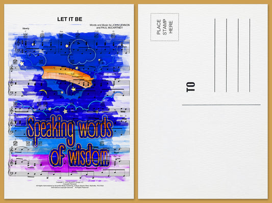 Let It Be Postcard