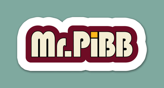 Mr. Pibb Sticker