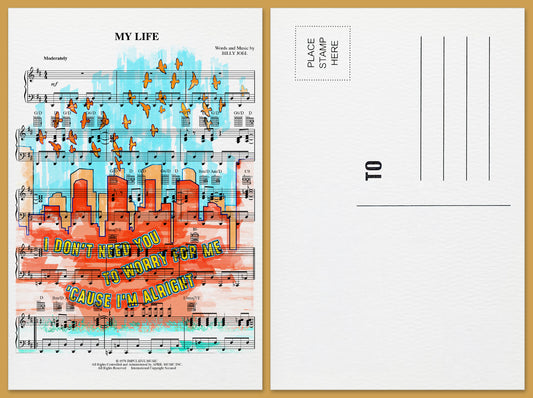 My Life Postcard