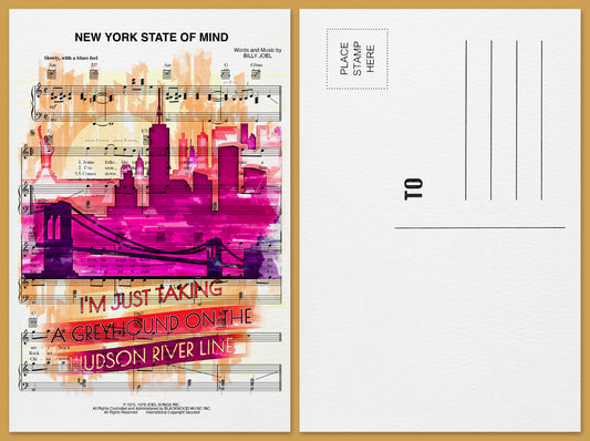 New York State of Mind Postcard