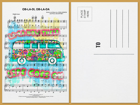 Ob-La-Di, Ob-La-Da Postcard