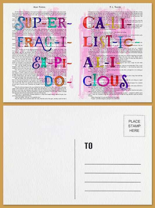 Mary Poppins Postcard