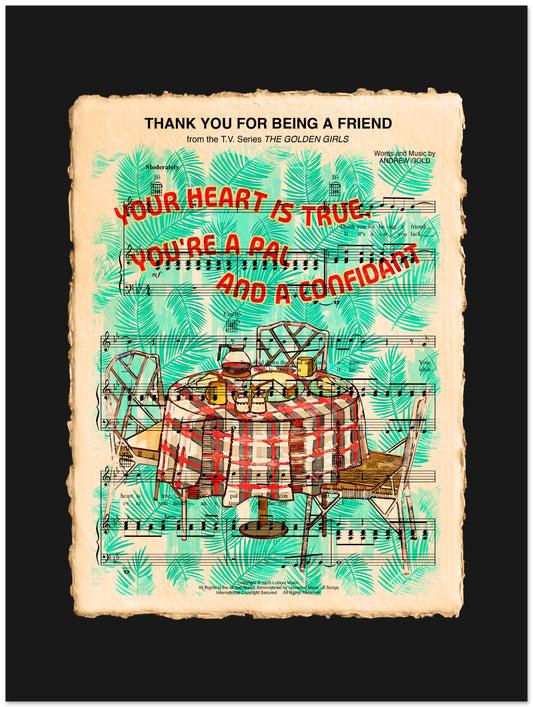 Thank You For Being A Friend