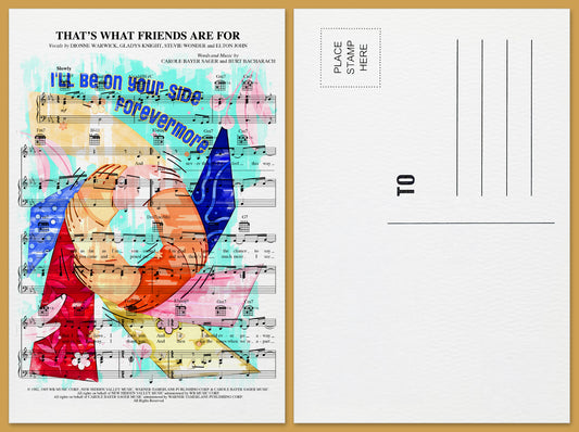 That's What Friends Are For Postcard