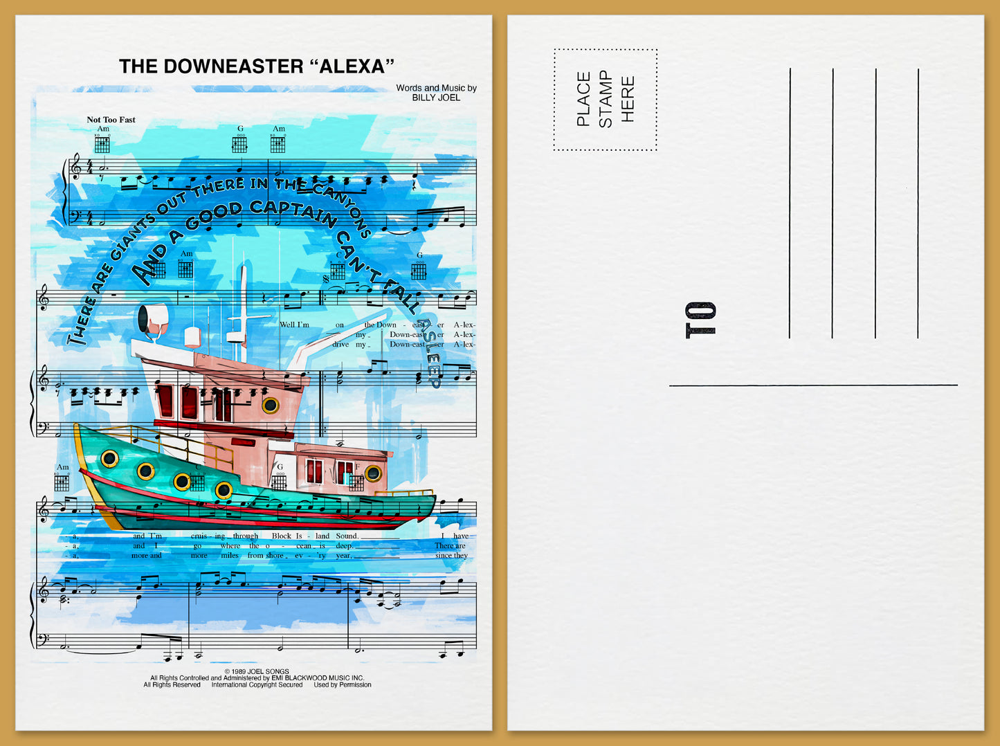 The Downeaster Alexa Postcard