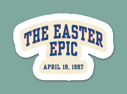 The Easter Epic Sticker