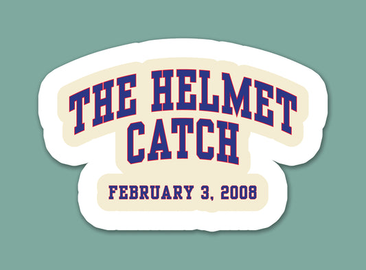 The Helmet Catch Sticker
