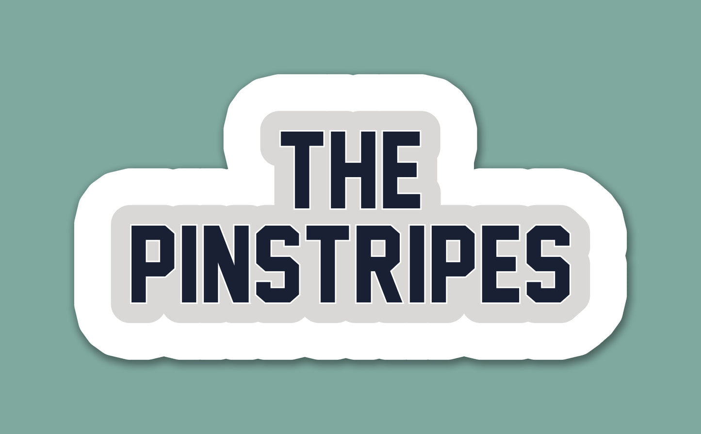 The Pinstripes Sticker