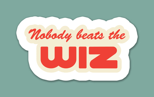 Nobody Beats The Wiz Sticker