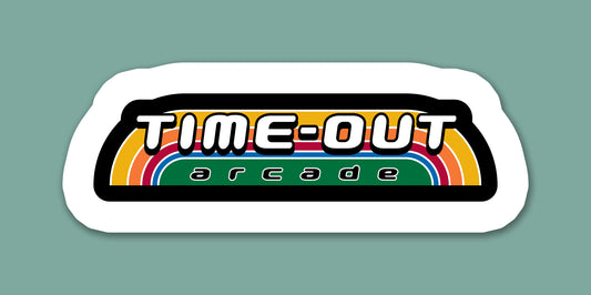 Time-Out Arcade Sticker