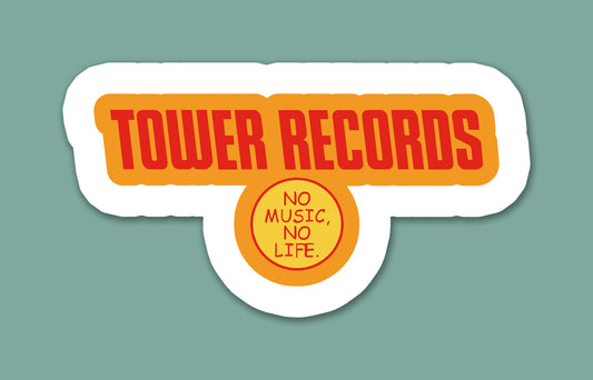 Tower Records Sticker