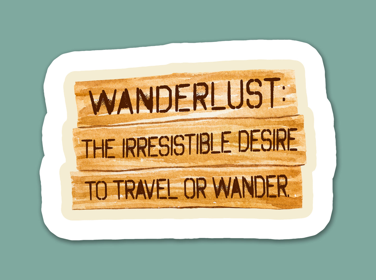 Wanderlust Sticker