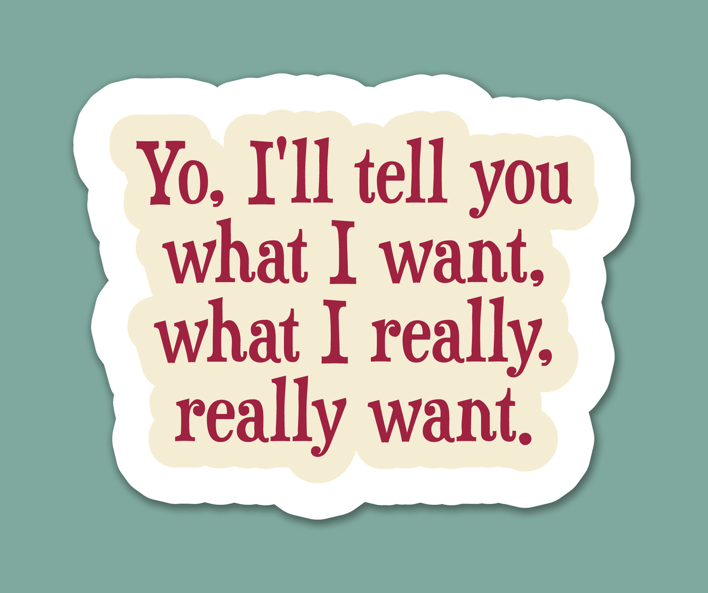 Wannabe Sticker