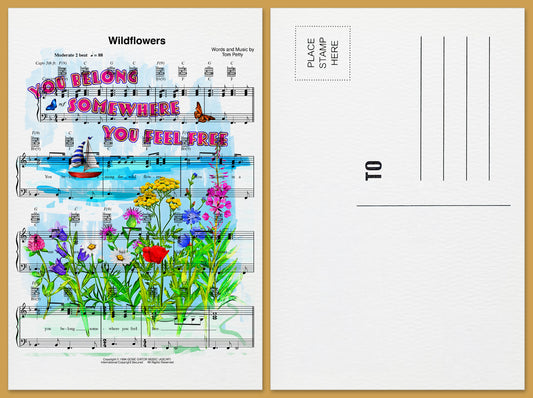 Wildflowers Postcard