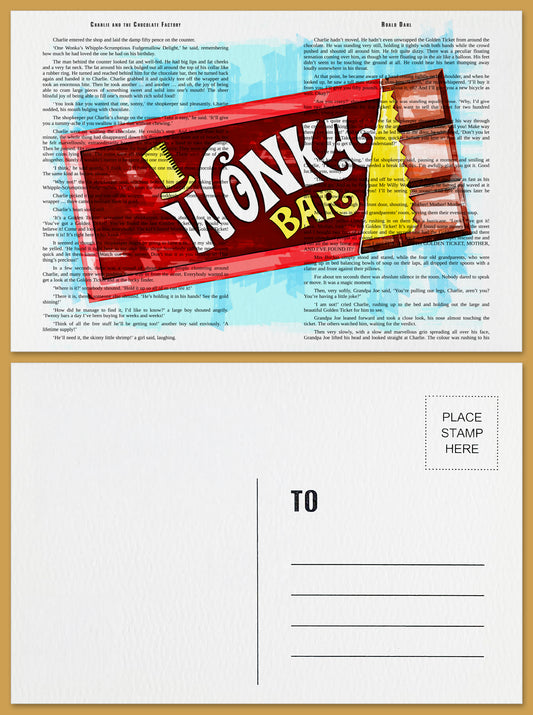 Charlie and the Chocolate Factory Postcard 2