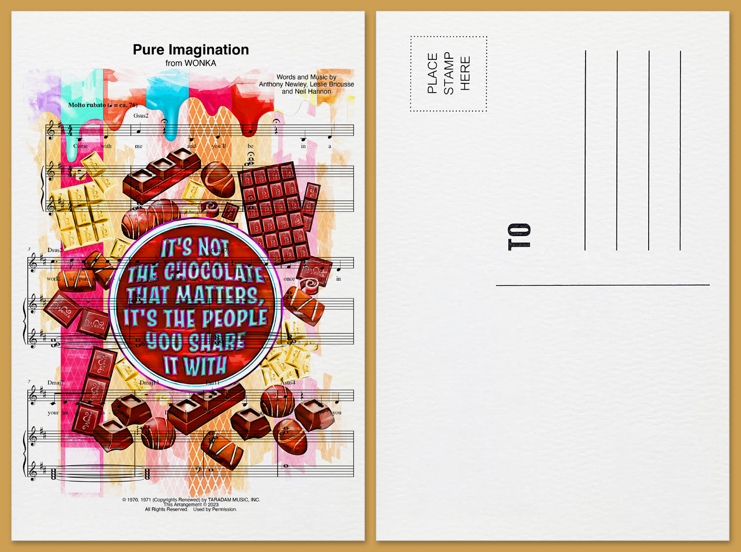 Wonka Postcard