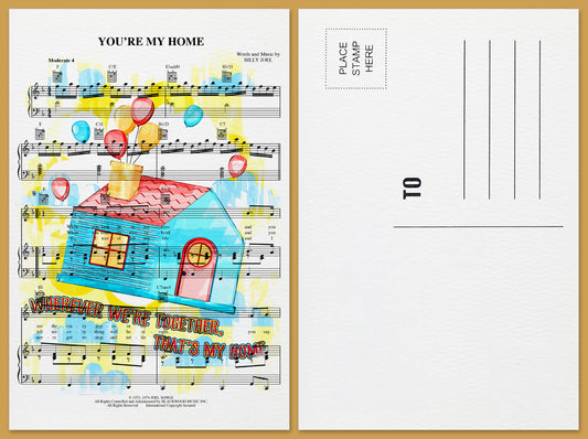 You're My Home Postcard