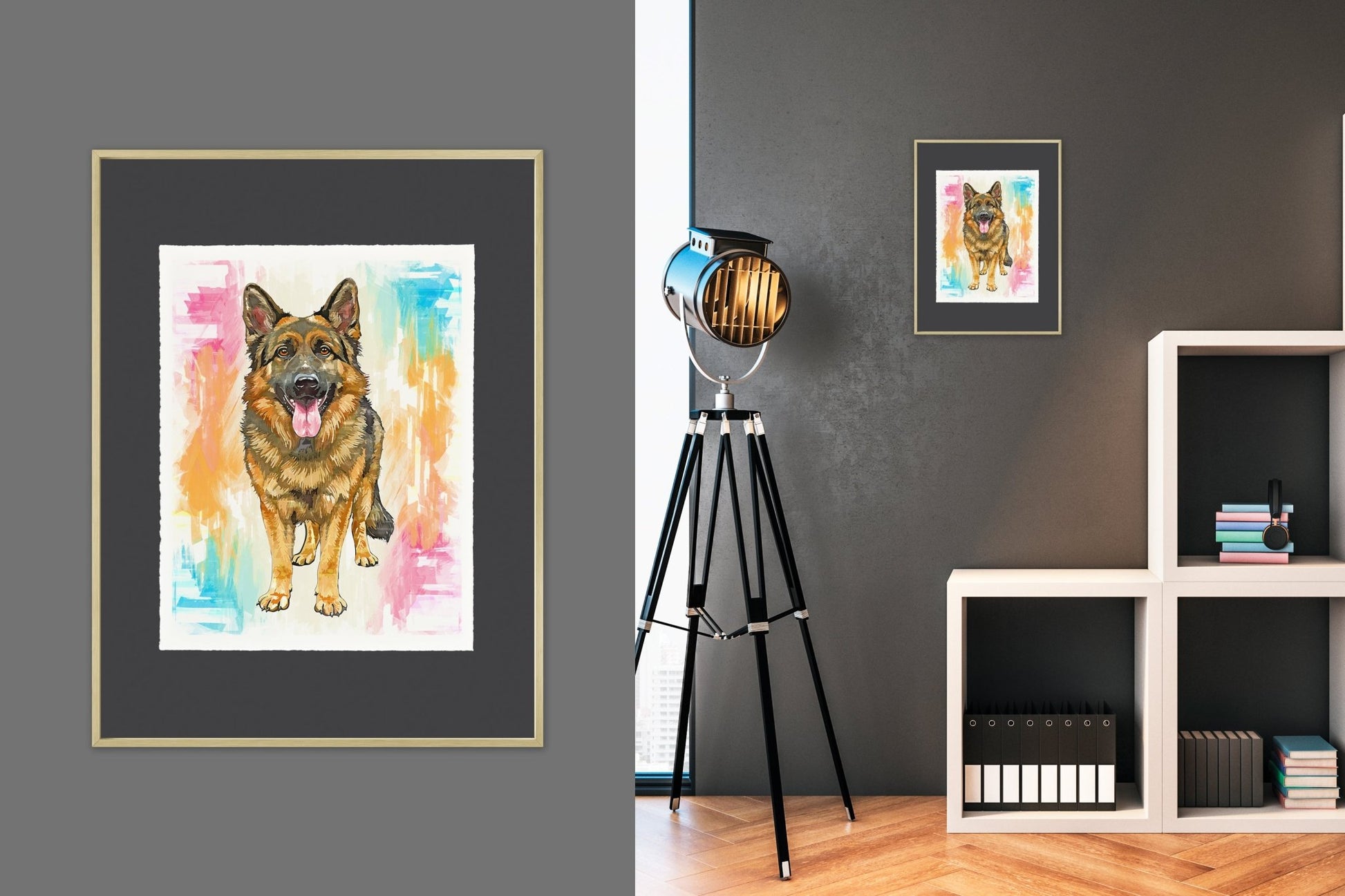 German Shepherd - Cup of Tea Creative