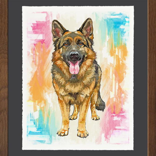 German Shepherd - Cup of Tea Creative