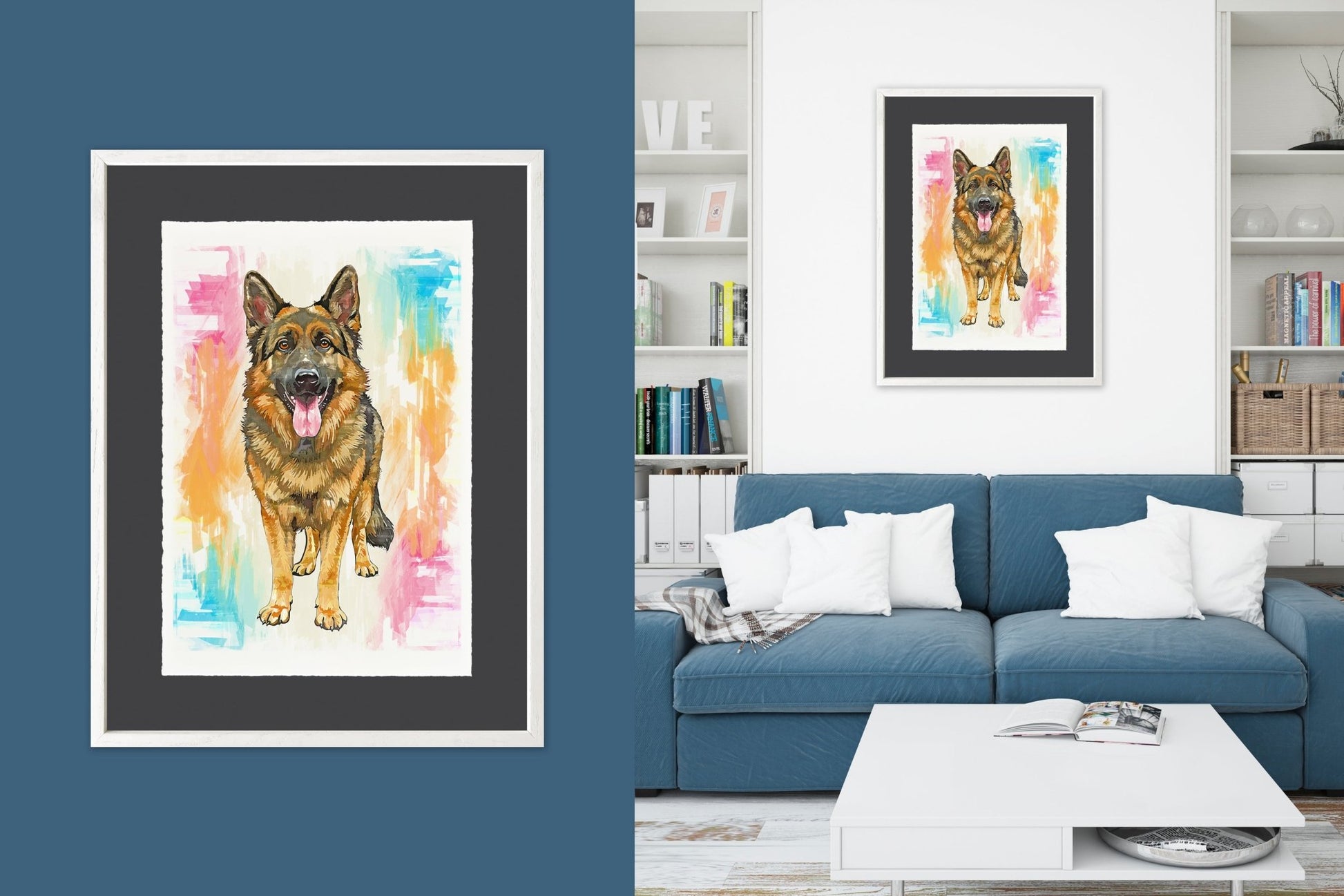 German Shepherd - Cup of Tea Creative