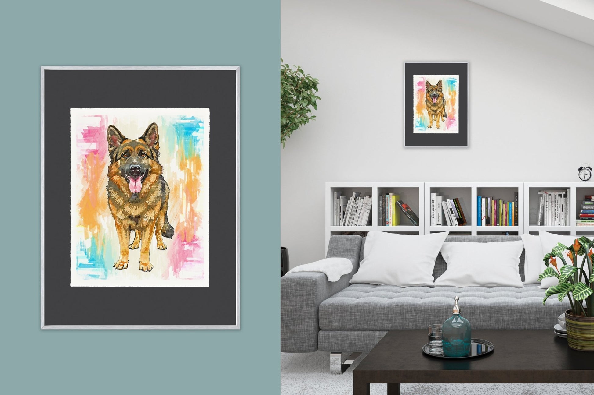 German Shepherd - Cup of Tea Creative