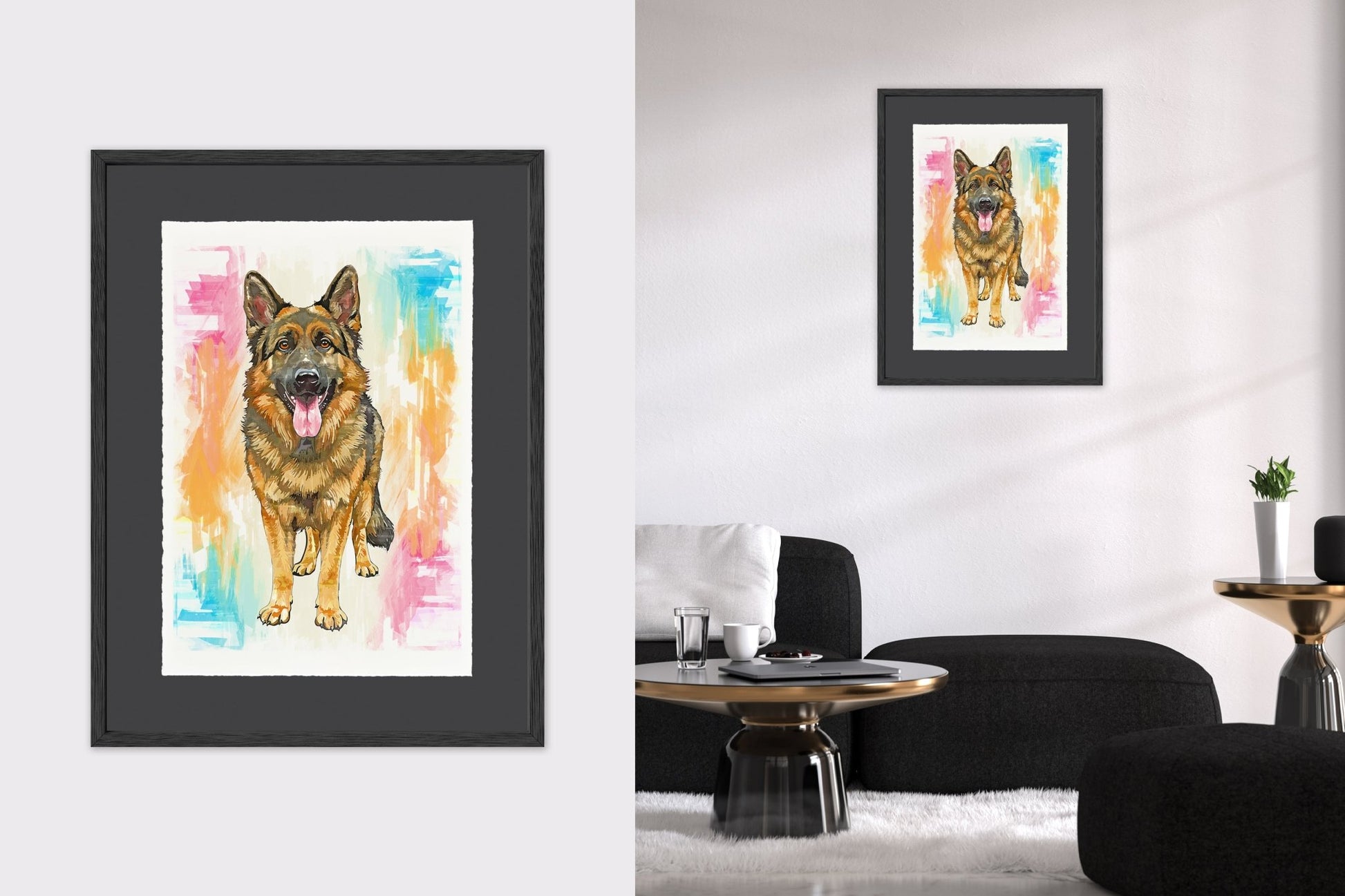 German Shepherd - Cup of Tea Creative