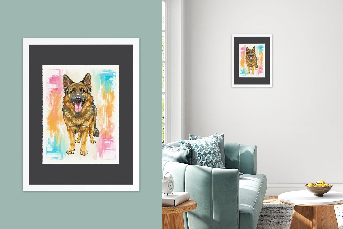German Shepherd - Cup of Tea Creative