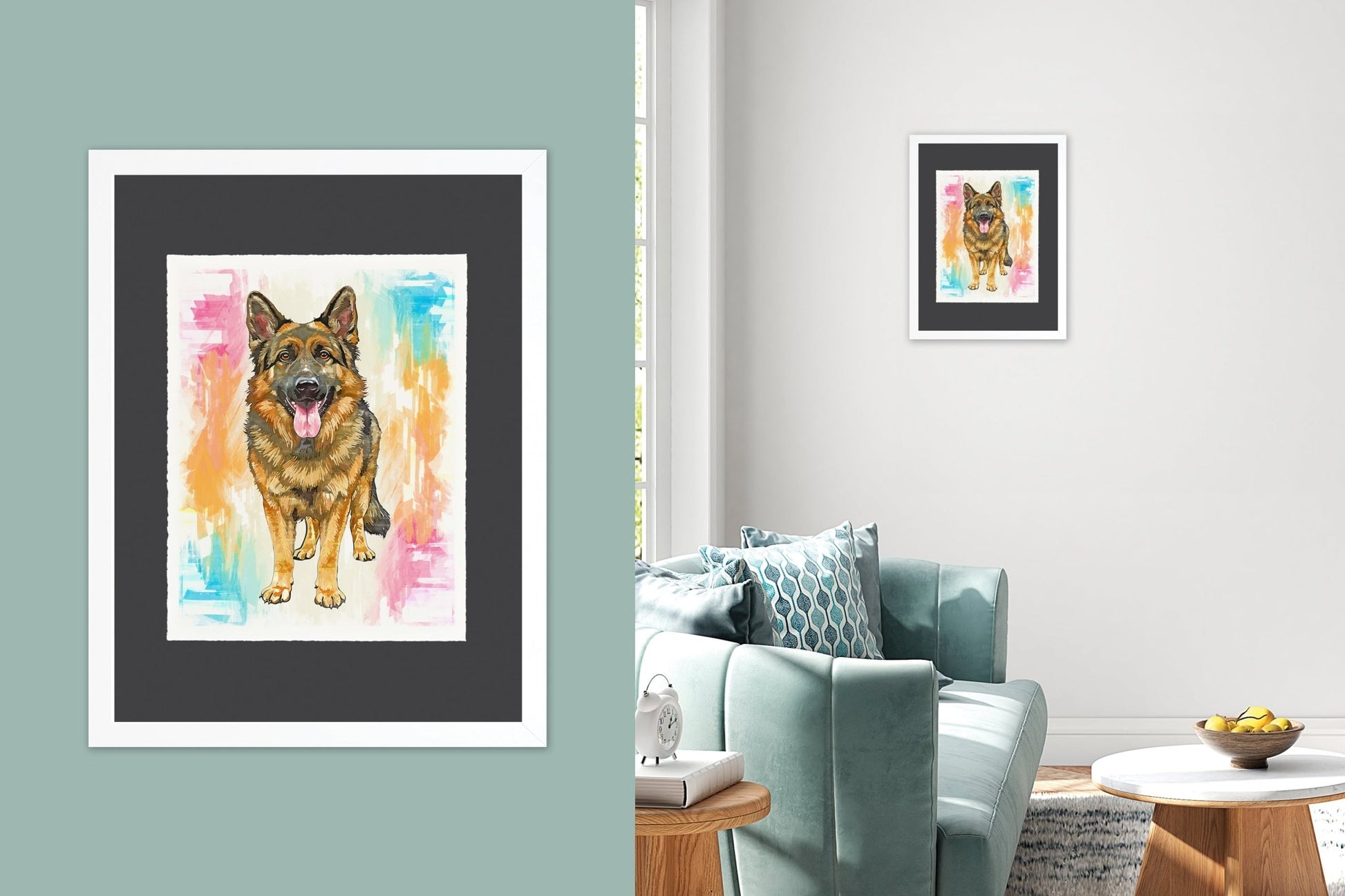 German Shepherd - Cup of Tea Creative