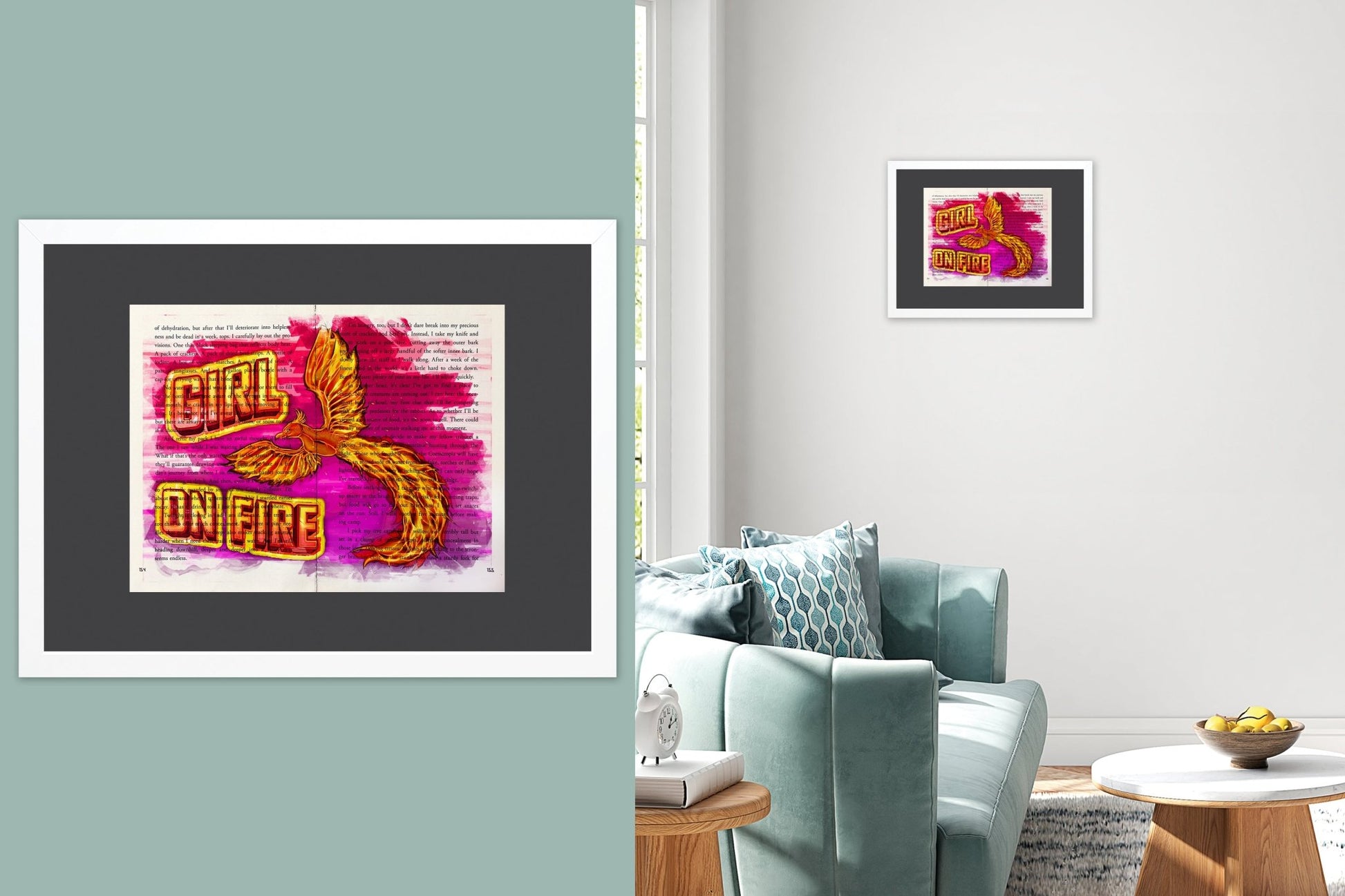 Girl On Fire - Cup of Tea Creative