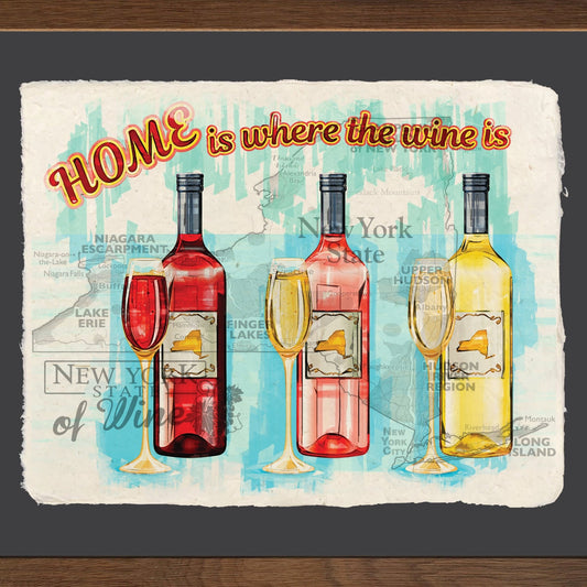 Home is where the wine is - Cup of Tea Creative