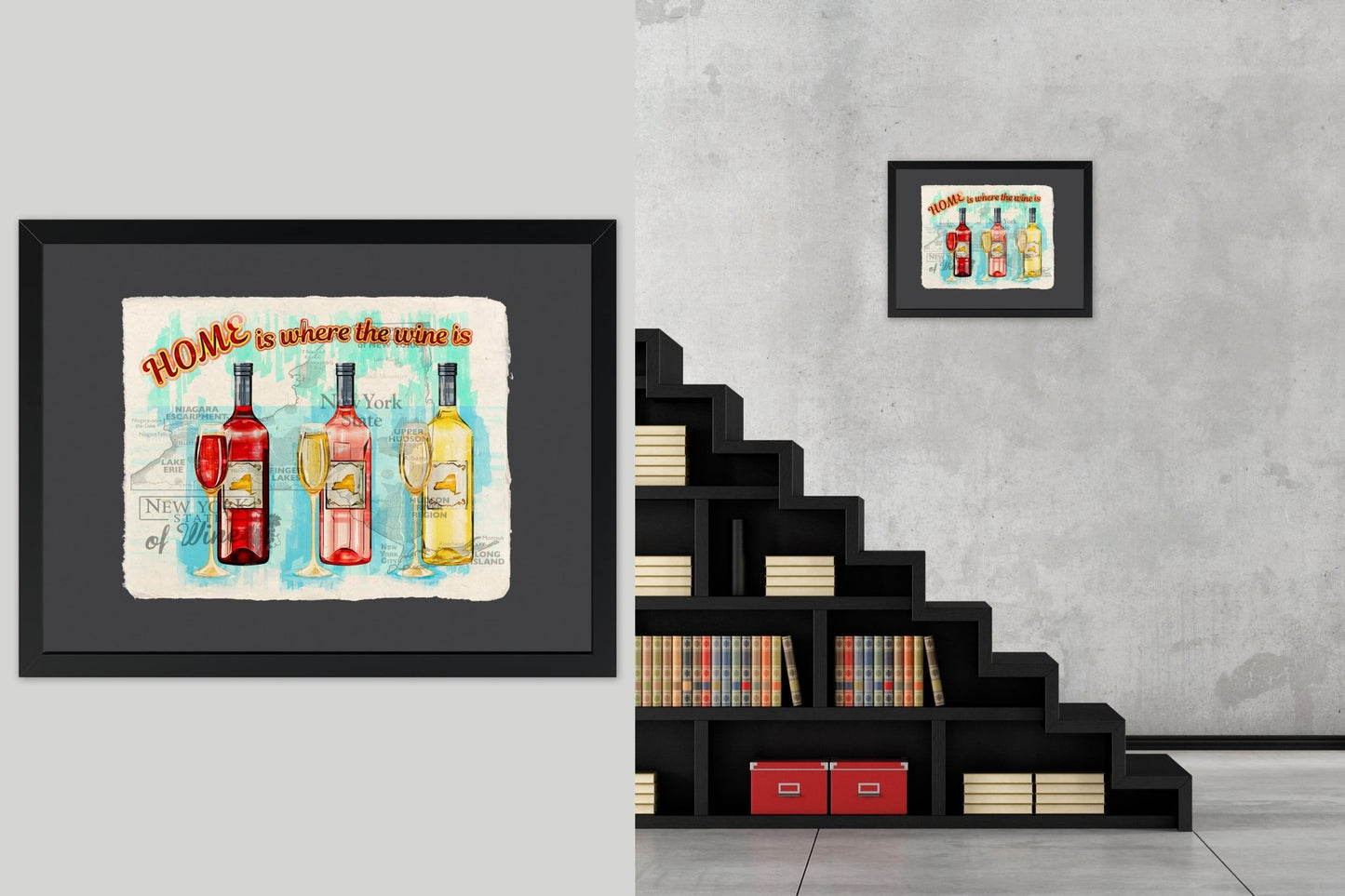 Home is where the wine is - Cup of Tea Creative