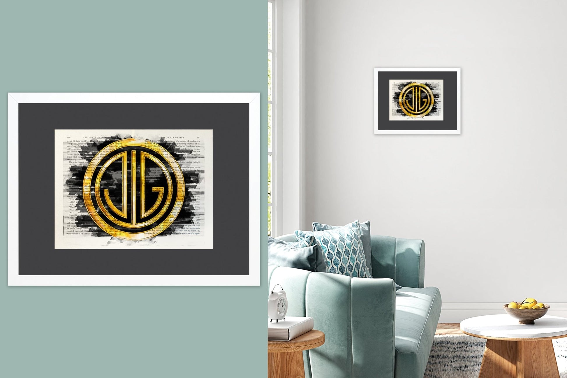 Jay Gatsby Monogram - Cup of Tea Creative