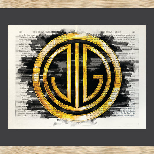 Jay Gatsby Monogram - Cup of Tea Creative