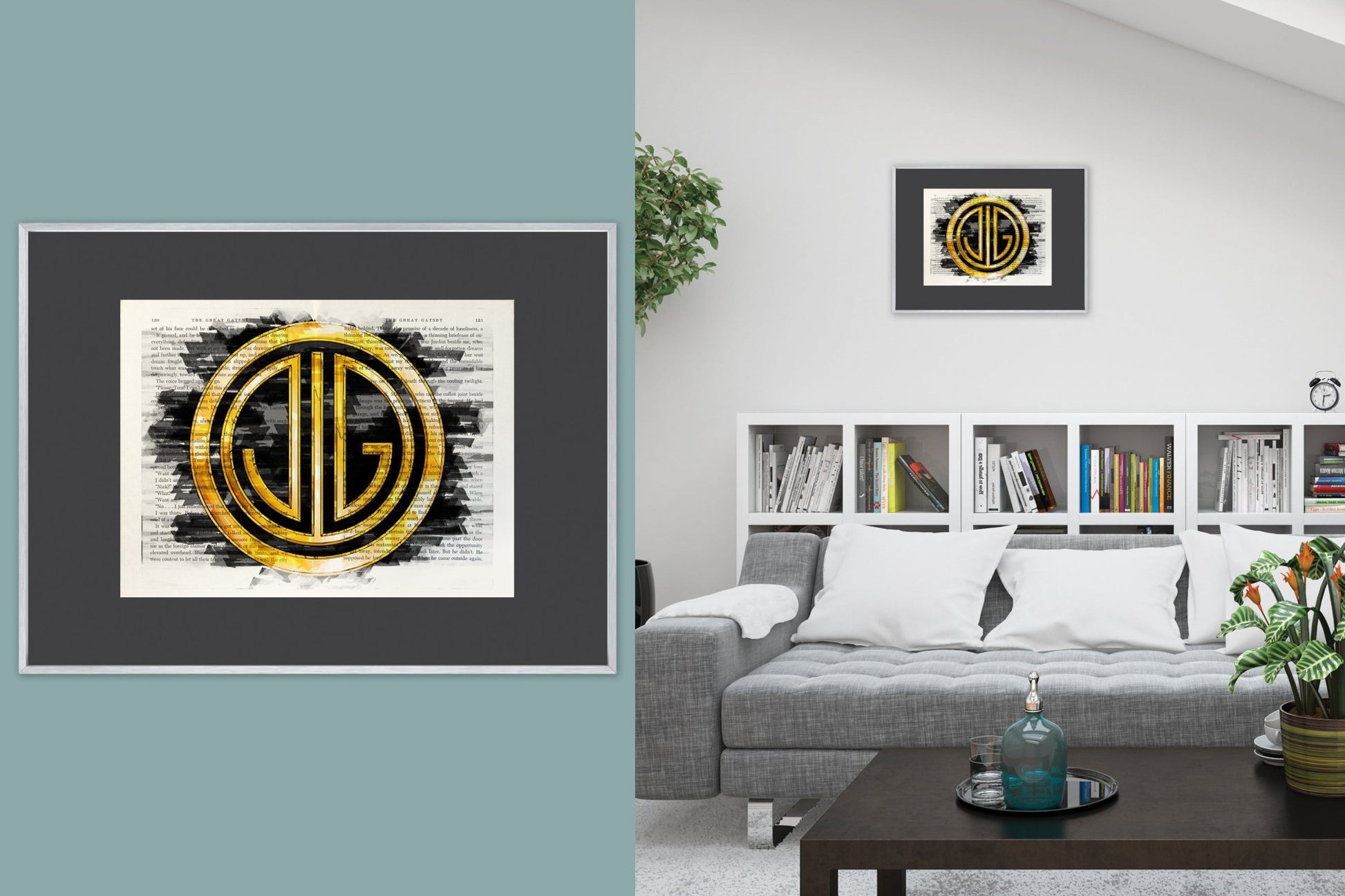 Jay Gatsby Monogram - Cup of Tea Creative