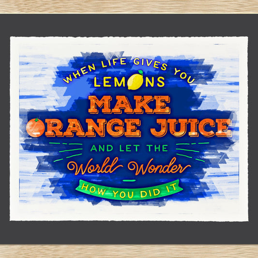 Make Orange Juice - Cup of Tea Creative