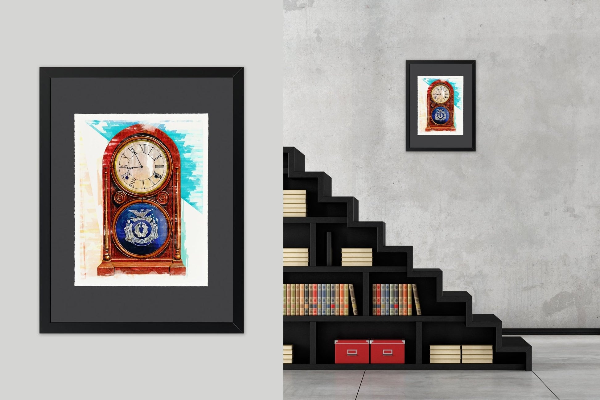 Mantel Clock - Cup of Tea Creative