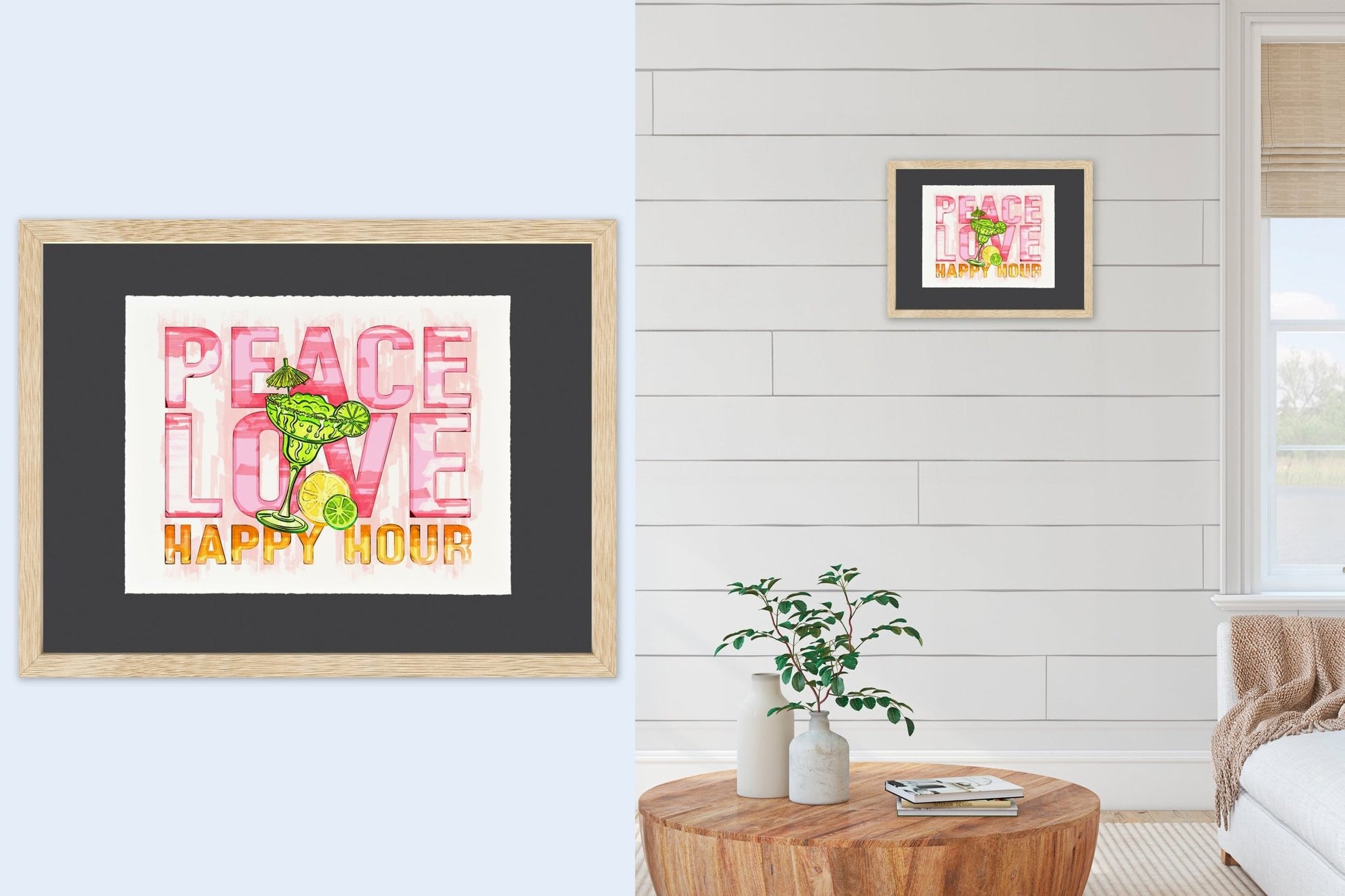Peace Love Happy Hour - Cup of Tea Creative
