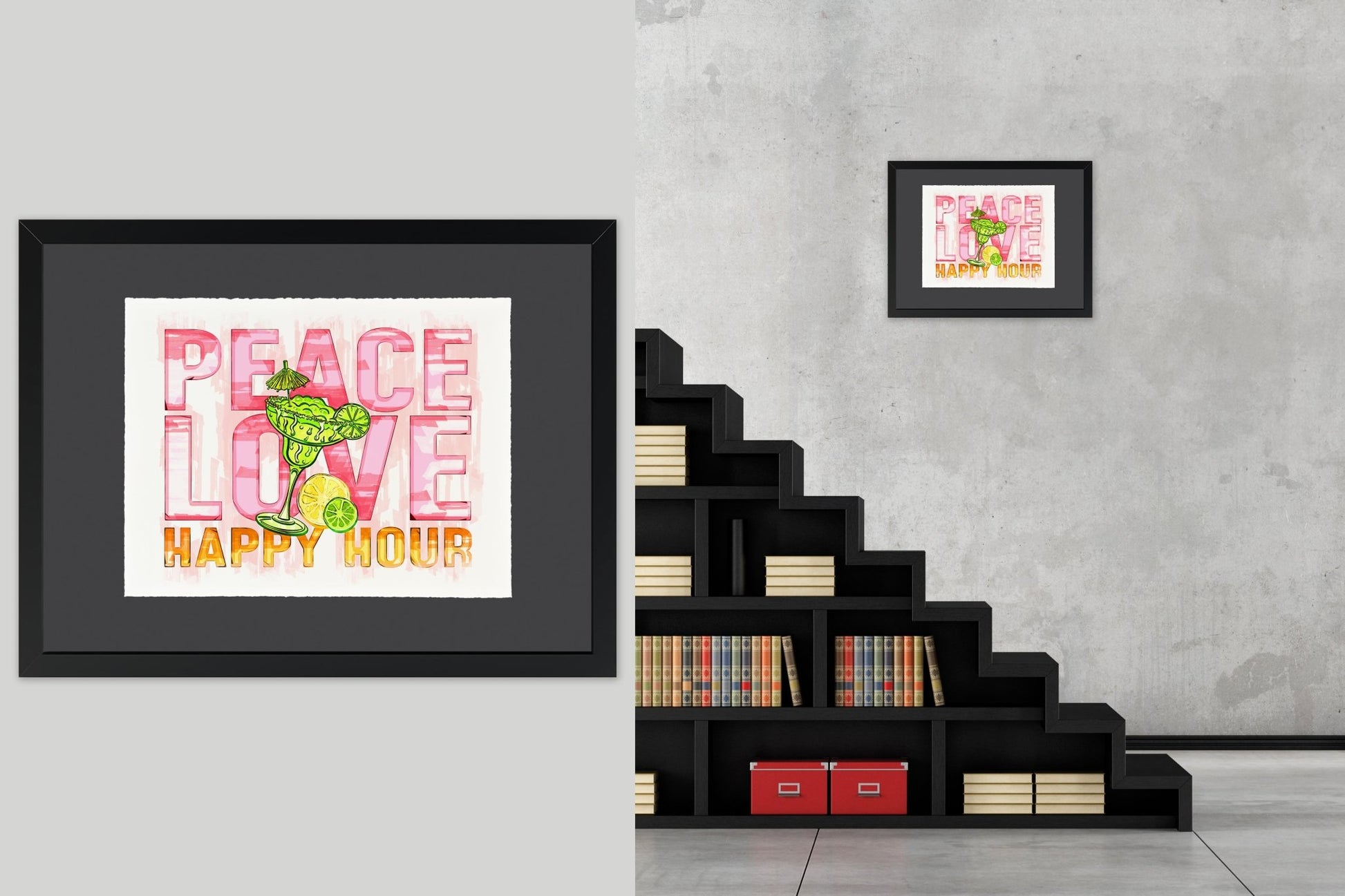 Peace Love Happy Hour - Cup of Tea Creative