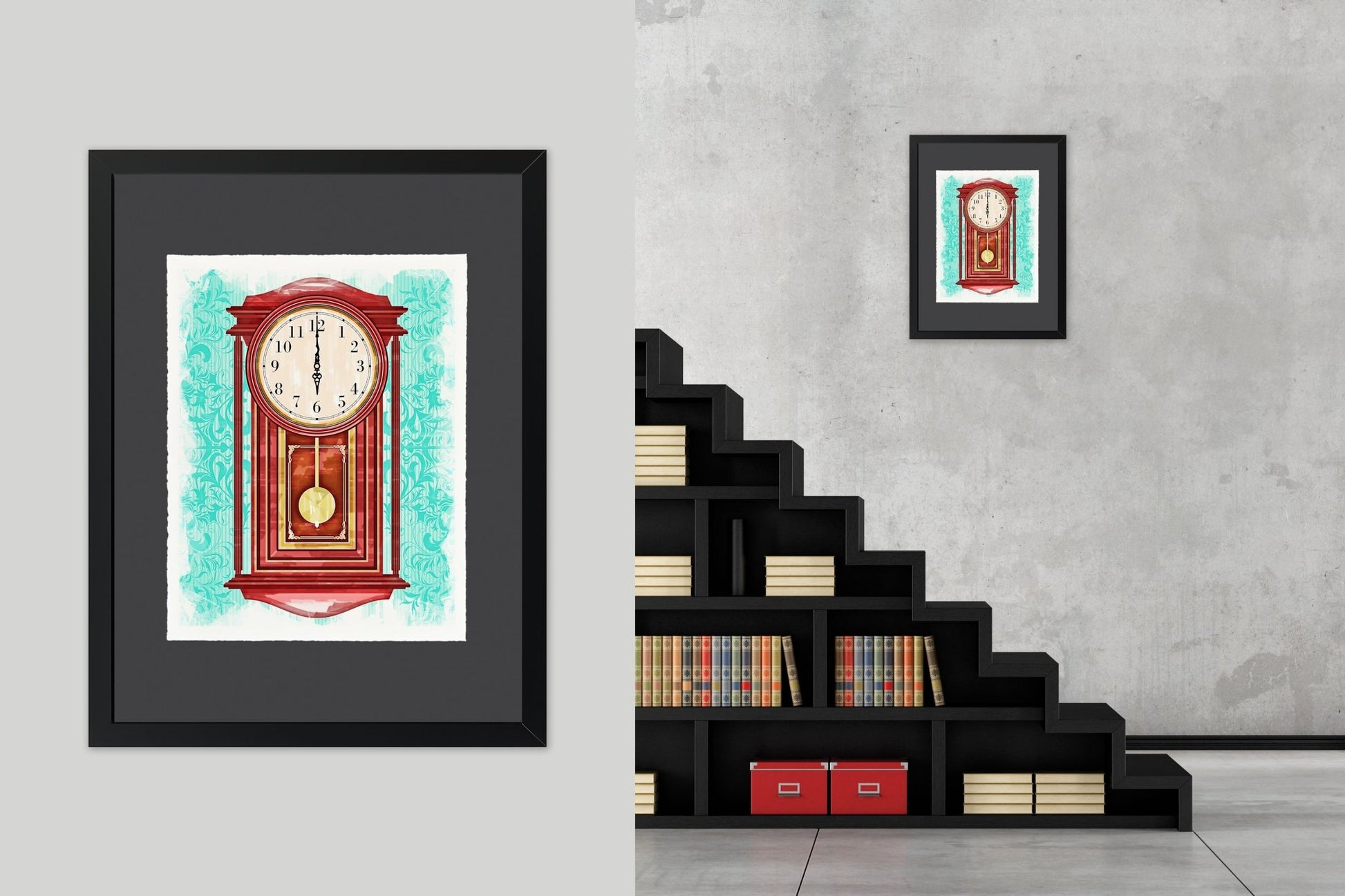 Pendulum Clock - Cup of Tea Creative