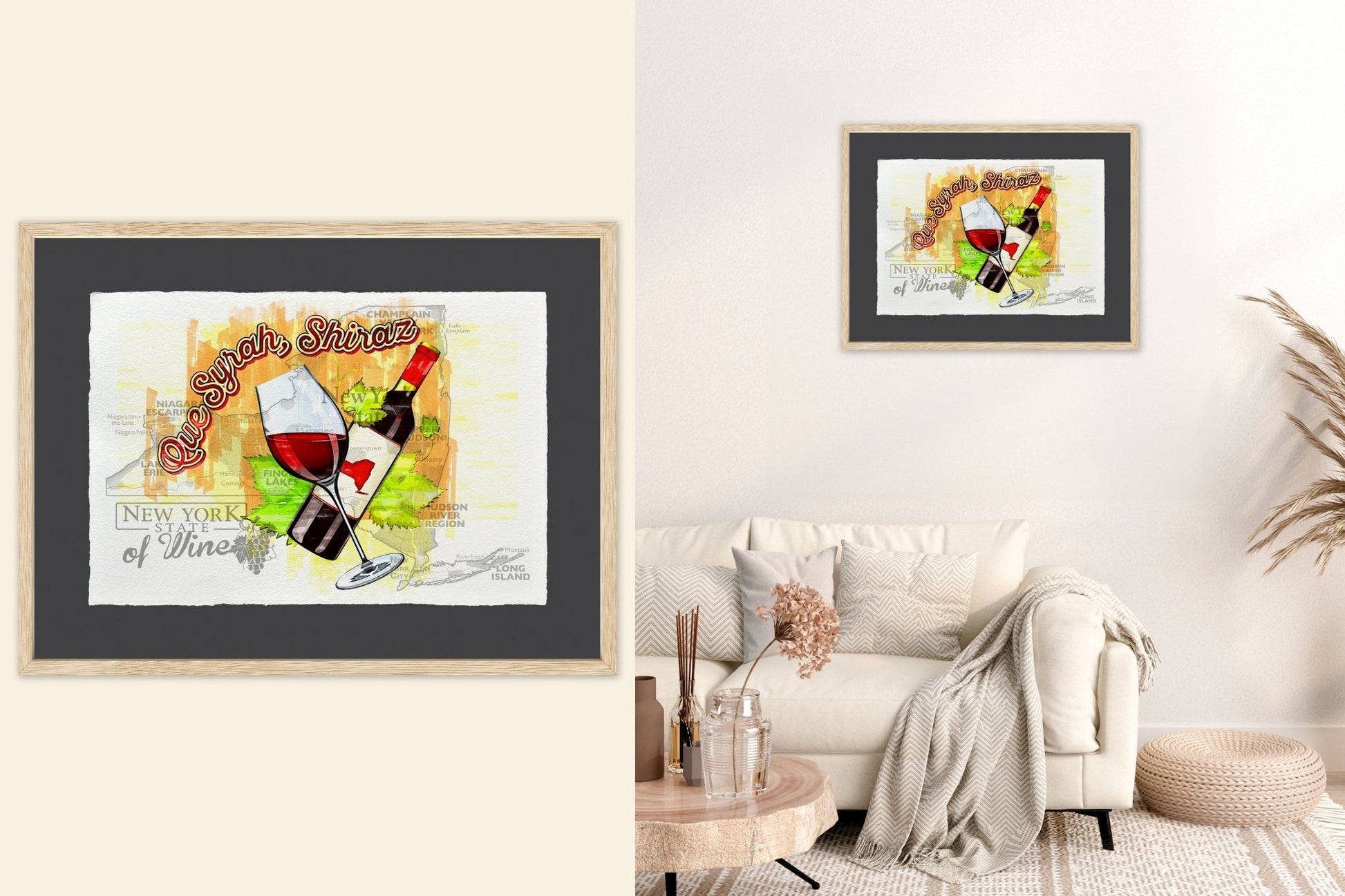 Que Syrah, Shiraz - Cup of Tea Creative