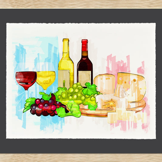 Wine & Cheese - Cup of Tea Creative